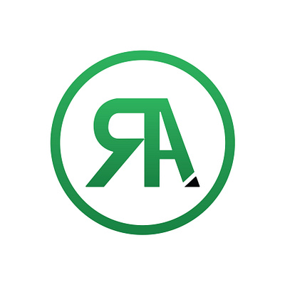 RA Round Logo branding design graphic design illustration logo ui vector