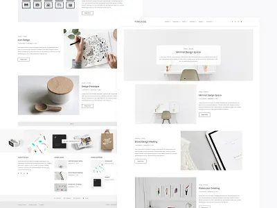 Finesse - WordPress Blog & Portfolio Theme blog graphic design portfolio portfolio theme ui ux web design website design wordpress wordpress design wordpress template wordpress theme
