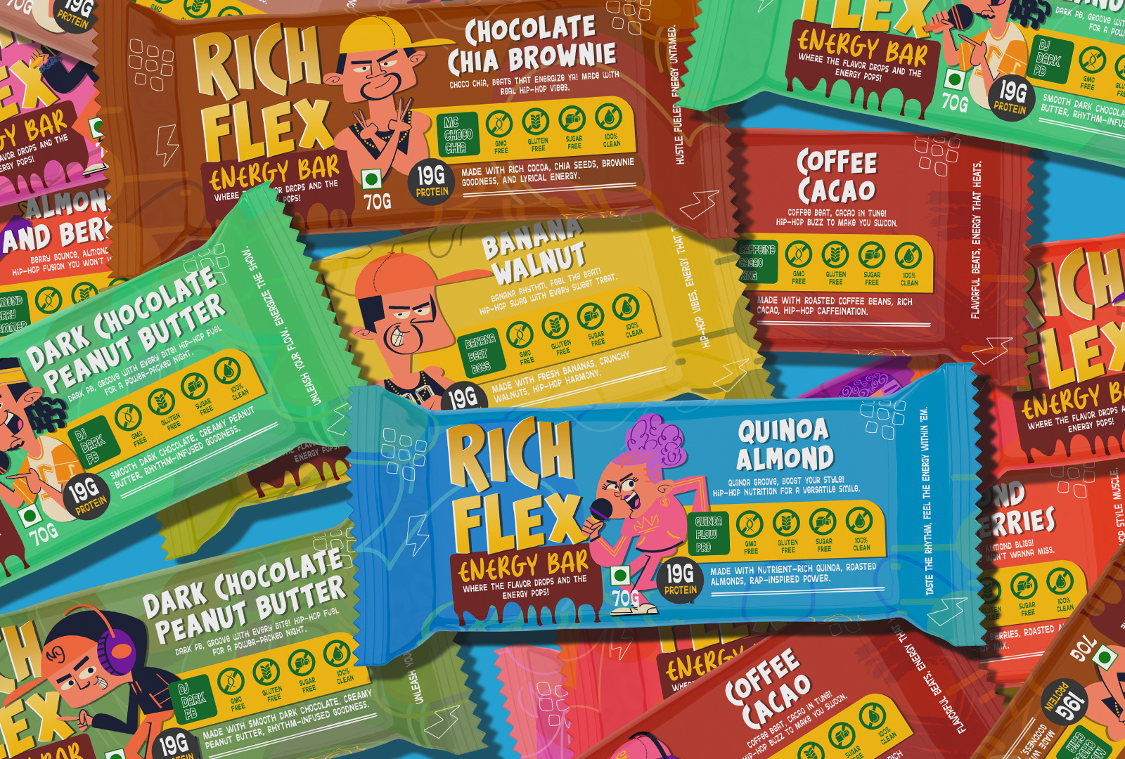 Snack Bar Brand Packaging and Visual Identity by Himanshu Bisht on Dribbble
