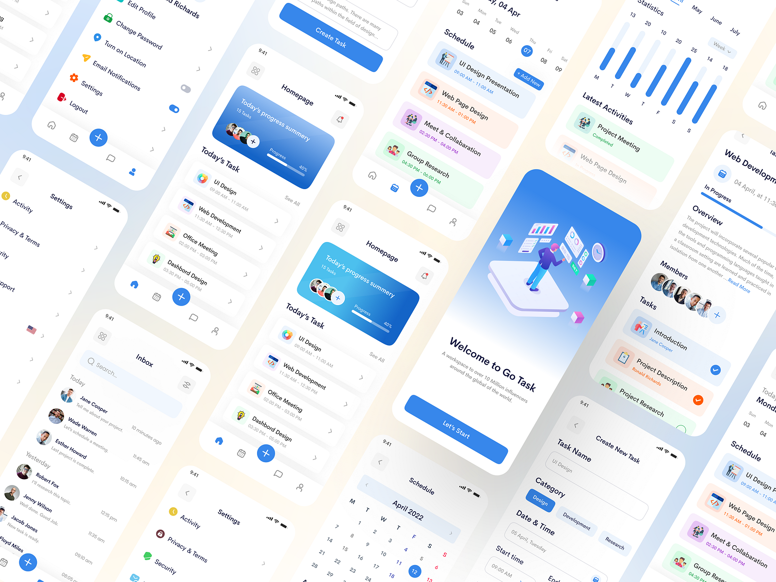 Task Management Mobile App by Designscribe Design Agency on Dribbble