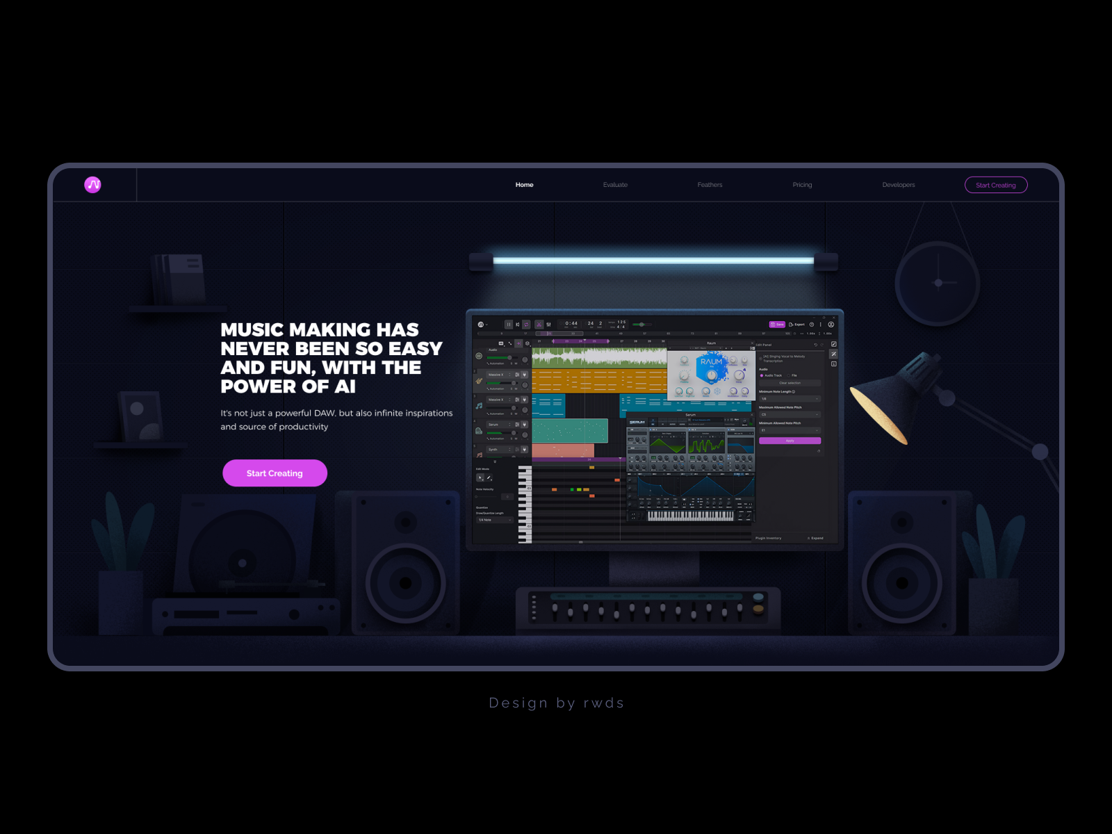 Example of Landing Page Design
