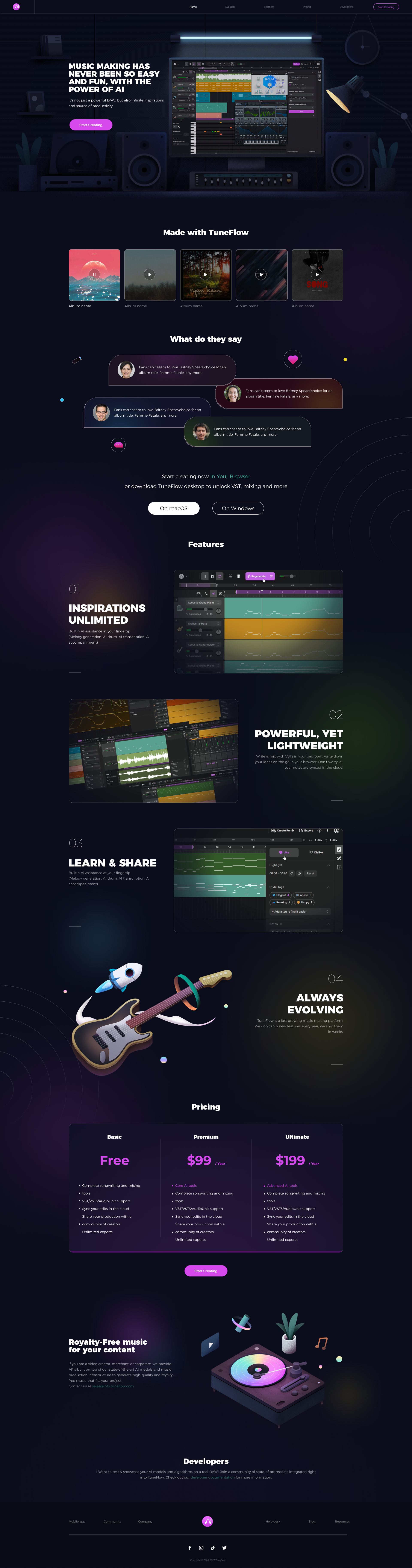 Example of Landing Page Design