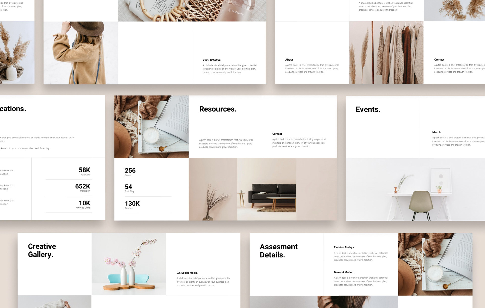 Simple Aesthetic Academia Presentation by D Riandini on Dribbble