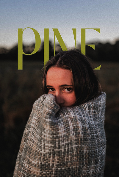 "Pine" Marketing Poster. branding logo
