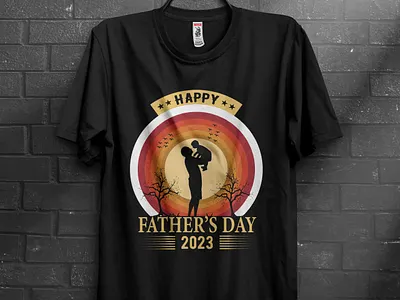 Father's Day T shirt Design best best t shirt design black t shirt branding fashion fathers day t shirt fathers t shirt graphic design t shirt t shirt design typography typography design