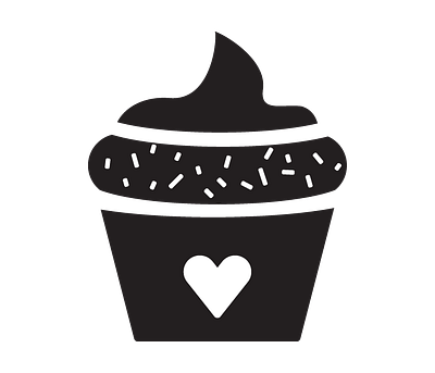 Cup cake icon design design graphic design icon illustration vector