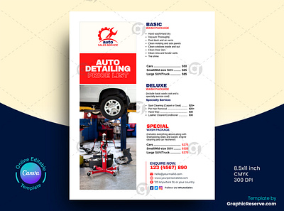 Canva Flyer Template of Auto Detailing Pricing auto deatailing auto deatailing pricelist flyer auto deatailing pricing flyer automobile advertisement samples automobile service flyer automobiles marketing template canva flyer car detailing canva template car wash car wash deatailing center car wash deatailing flyer car wash flyer car wash flyer canva template car wash pricelist flyer car wash pricing flyer car wash service flyer mobile car detailing flyer mobile car wash flyer mobile wash service flyer rent a car flyer