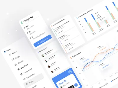 Education Management System application branding componenet dashboard design education element illustration illustrations learning lms management modern saas teacher ui ux web web app website