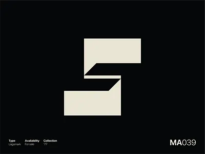 77 for 77 | MA039 brand brand identity branding brandmark clean custom mark design graphic identity letter lettering logo logo design logo designer logomark mark minimal modern symbol trademark