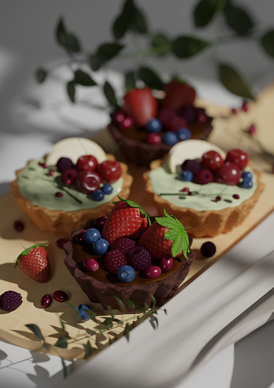 Taste some sweet plz 3d blender design food graphic design modeling