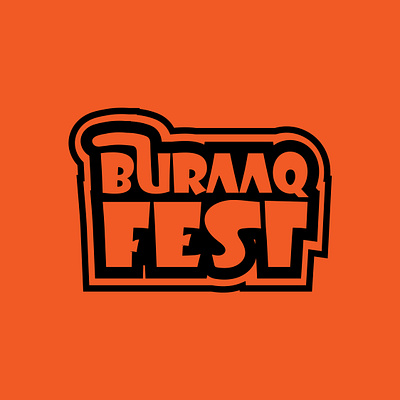 Buraaq Fest Logo buraaq fest identity logo