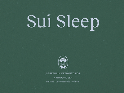 Sui Sleep Branding bed design logo logotype matress matress logo sleep