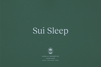 Sui Sleep Branding bed design logo logotype matress matress logo sleep