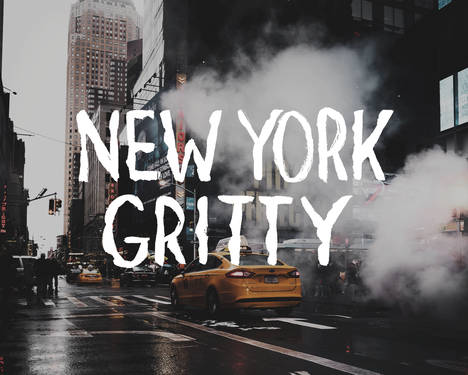 New York Gritty - Animated type animation documentary frame by frame graphic design grunge handmade illustration lettering mograph motion motion graphics new york new york city nyc texture type typo vector