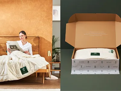 Sui Sleep Branding branding cover matress matress packaging pillow pillow packaging sheet sheet packaging sleep