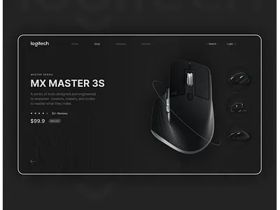 ModernTech Mouse: Innovative Sales Page Design app branding design graphic design illustration logo typography ui ux vector