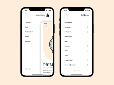 Settings dailyui design settings