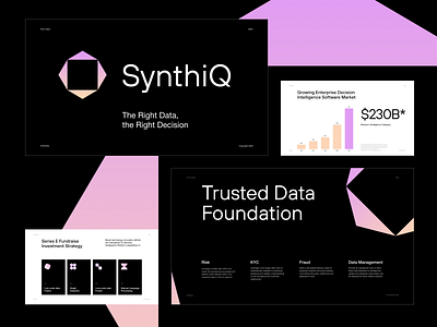 SynthiQ - Investors Pitch Deck Design deck design investor keynote pitch deck power point presentation slide slides design