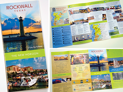 Convention Visitors Bureau Tourism Brochure branding brochure design design graphic design map design print design tourism design