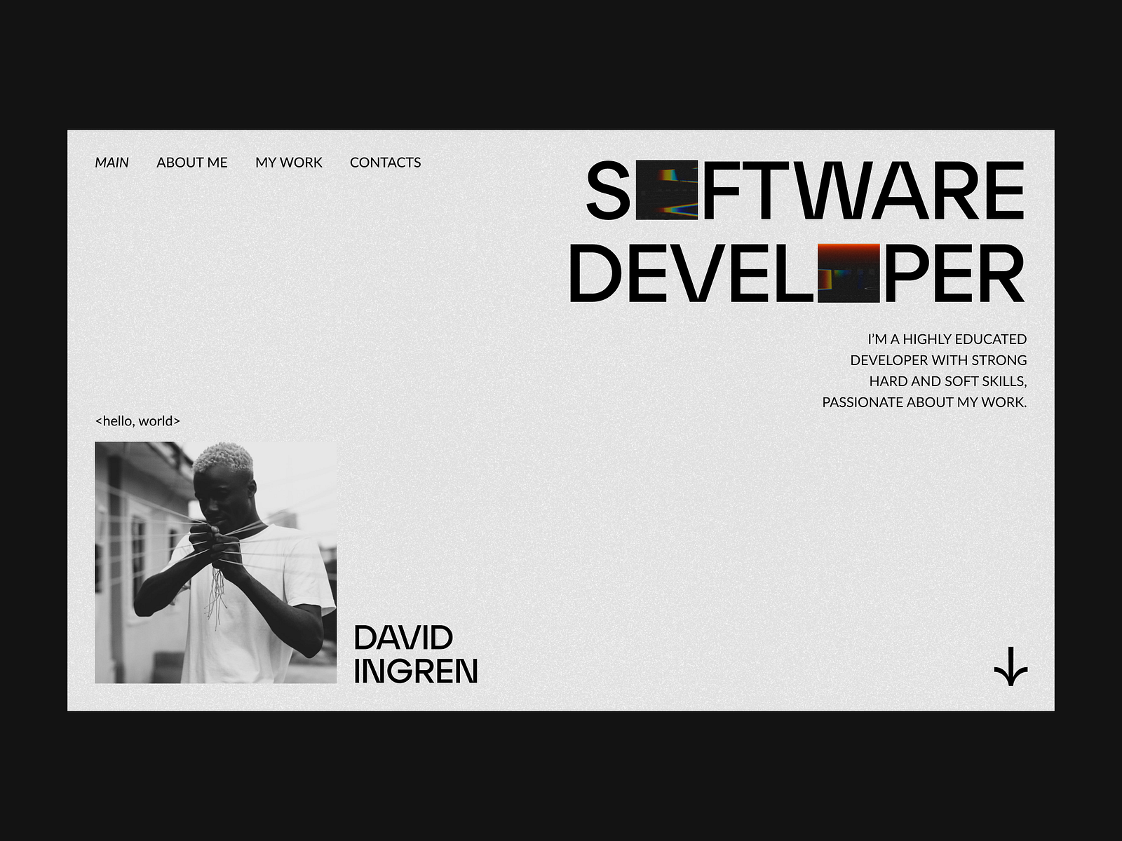 portfolio-website-for-software-developer-by-helena-vasenina-on-dribbble