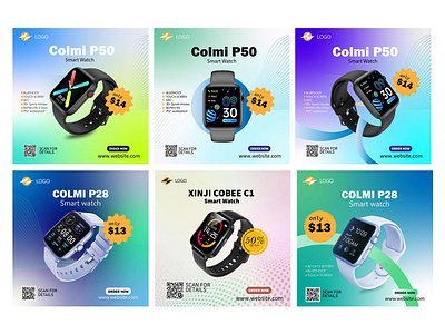 🎉 Smart Watch Promotional Social Design Template applewatch branding colmip50 designer ecommerce gadgets graphic design graphicdesign marketing postdesign postdesigner posterdesign productpromotion promotionposter smartwatch smartwatchposter social media design socialmediamarketing socialmediapost xiaomiwatch