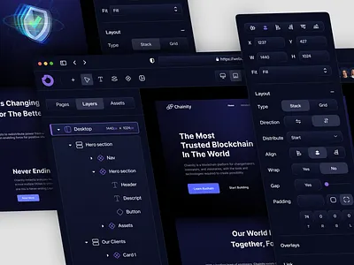 Bolders - Website Builder ai builder clean clear compro dark mode dashboard design landingpage build product design saas tools ui web app web build web builder web development webflow website website builder