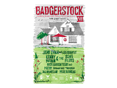 BadgerStock poster branding design graphic design typography
