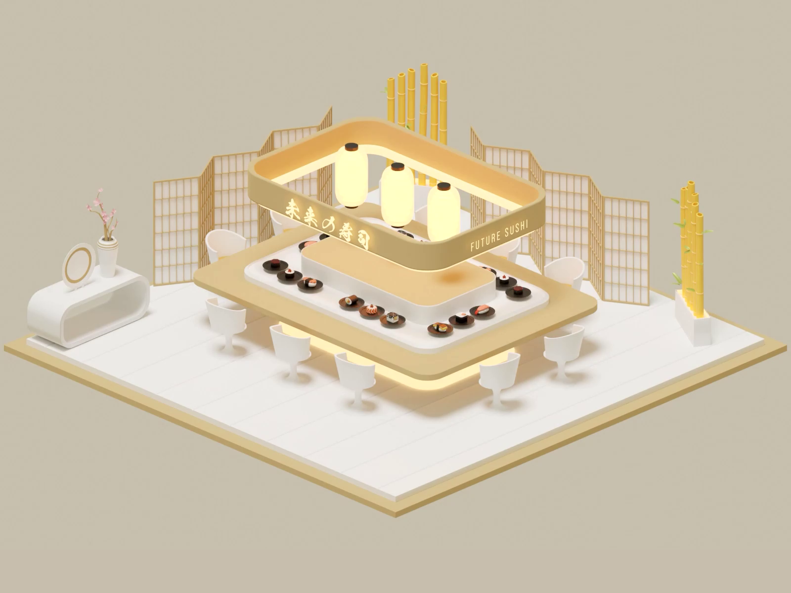 Example of 3D Graphic Motion Animation