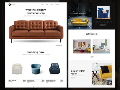 Scandinavian style furniture website app design branding clean design design design challenge e commerce furniture home decor logo minimal minimalism minimalist product design redesign scandinavian ui ux web design website website design
