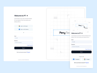 Log in-Sign up✨ illus login sign up ui ux web design