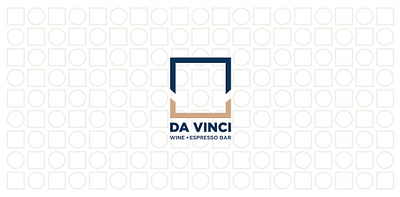 Da Vinci - Wine / Espresso Bar branding design flat graphic design illustration illustrator logo logo design minimal typography vector