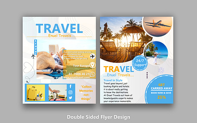 Enuel travel animation branding design flyer design graphic design illustration inspiration logo logo design photoshop poster design travel flyer ui ux vector