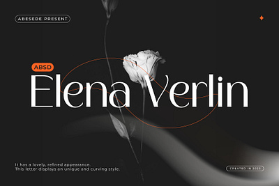 ABSD Elena Verlin absd elena verlin branding display font modern typeface type design typeface typography