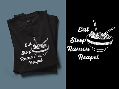 Ramen T-shirt Design apparel clothing fashion foodtshirt graphic design illustration mens fashion nooddletshirt print ramen ramenlover ramennooddles ramentee ramentshirt text base tokyoramen tshirtdesign tshirts typography vector