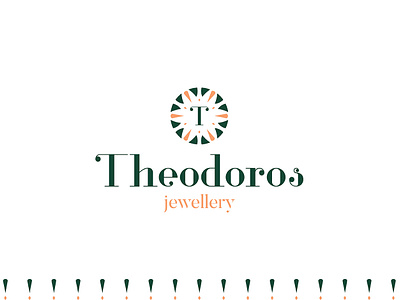 Theodoros - Jewellery Boutique branding design flat graphic design illustration illustrator logo logo design minimal typography vector