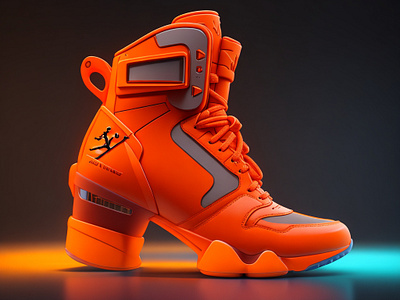 3d Futuristic Sneakers 3d fashion shoes sneakers
