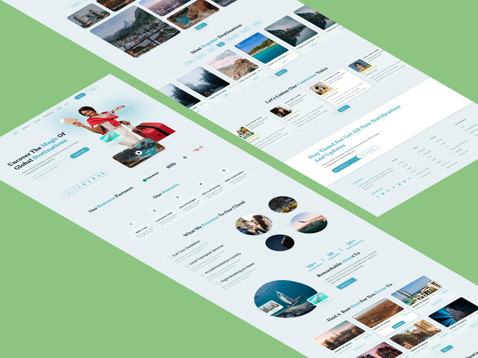 Creative Landing Page Design For Treavel Agency By Shantanu Gupta On creative-landing-page-design-for-treavel-agency-by-shantanu-gupta-on