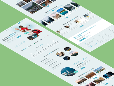 Creative landing page design for treavel agency creative design creative landing page design design landing page landing page design responsive design responsive ui design responsive user interface design ui uiux uiux design web design web interfaecee design web site web site uiux web uiux design