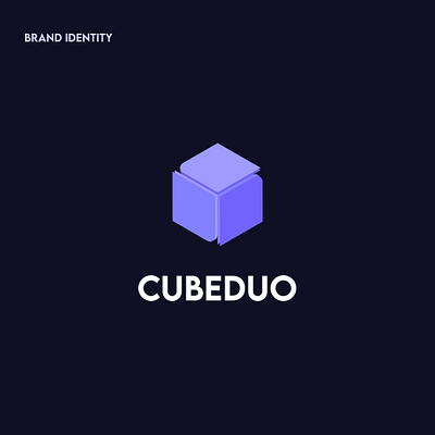 CUBEDUO BRAND IDENTITY PROJECT brand identity branding graphic design logo