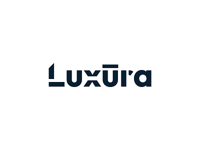 Luxura - Logo Design Concept app blue brand brand design brand identity brand system branding design graphic design illustration logo logo concept logo design minimalist modern navy technology typography vector visual design