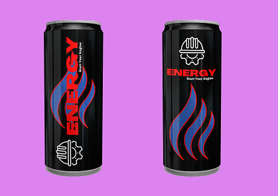 Energy Drink Product Design graphic design label design product packaging