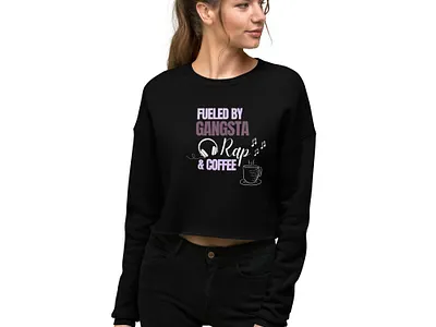 Vitality Republic Shop - Crop Sweatshirt apparel design apparel logo branding graphic apparel graphic design