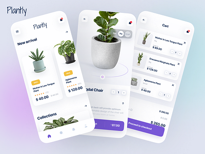 Plantly app branding challenge design e commerce graphic design illustration logo shop store ui ux web