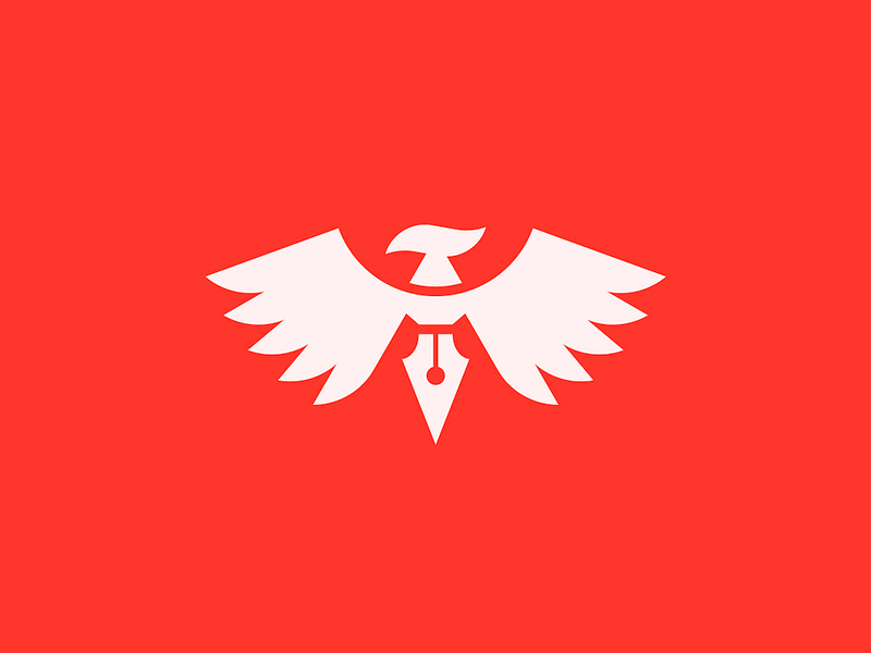 Phoenix animal bird branding copywriting logo pen phoenix translating translations
