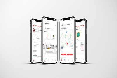 Delivery app ui adobe design ui ux