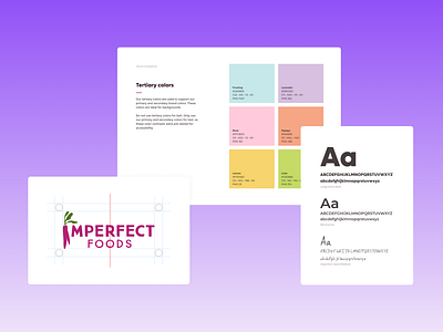 Imperfect Foods: Brand Guidelines brand book brand guide brand guidelines branding design figma graphic design guidelines style guide