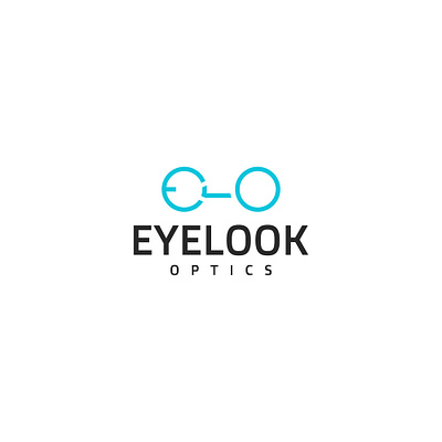 EyeLook Optics Logo logo design minimal