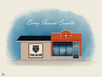 The Bear_Restaurant_BRD_7-9-23 chicago fx network hulu illustration procreate restaurant the bear tv series