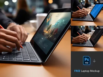 Free Laptop Mockup #3 macbook