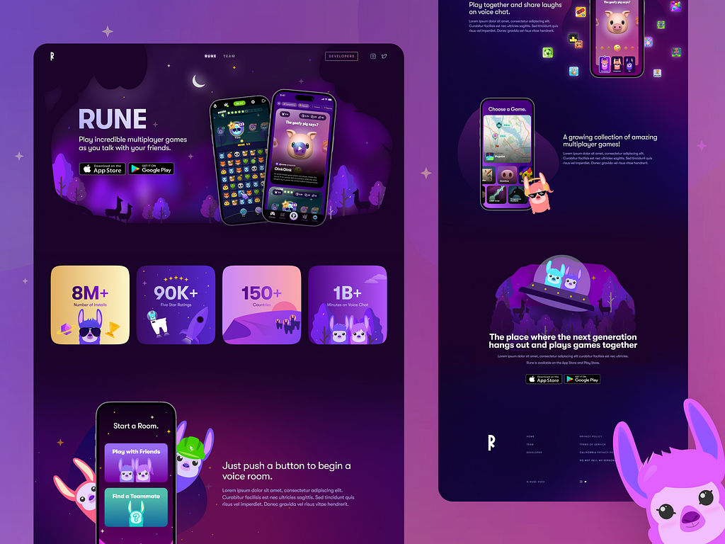 Rune Website by Shane Helm on Dribbble